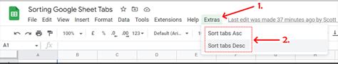 Image result for Google Sheets Sort Script