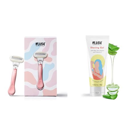 Plush 5-Blade Body Razor with Aloe Vera Lubricating Stip for Hair ...