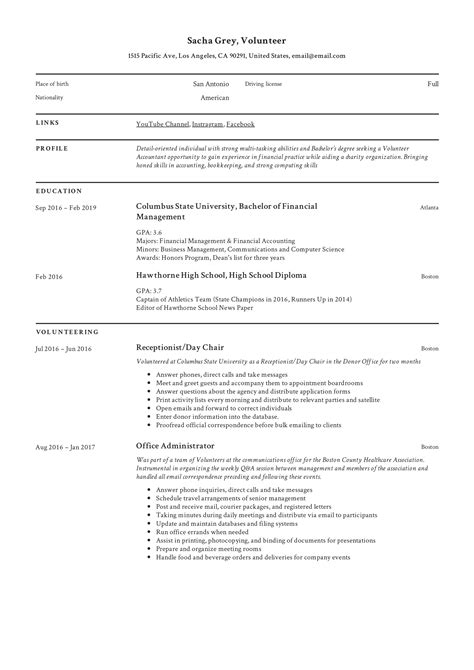 20 Volunteer Resume Examples & Guide for 2023