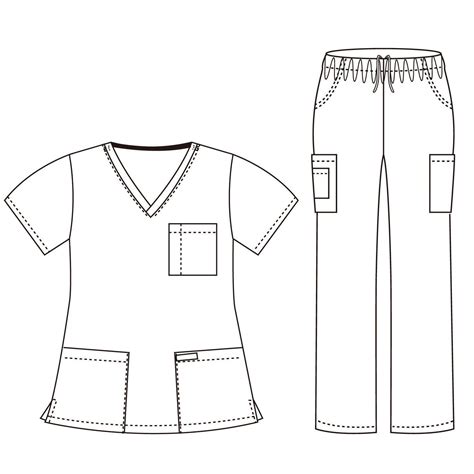 Dagacci Scrubs Medical Uniform Women and Man Scrubs Set Medical Scrubs ...