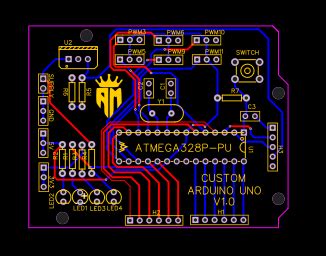 Image result for Custom Arduino Uno PCB