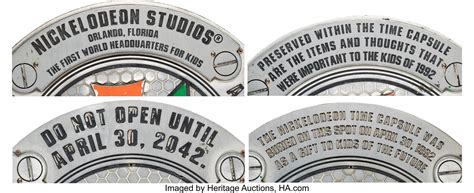 NickALive!: Nickelodeon Studios Time Capsule Cover Goes Up For Auction