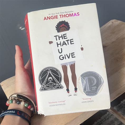 The Hate You Give ~ Hardcover Book by Angie Thomas... - Depop