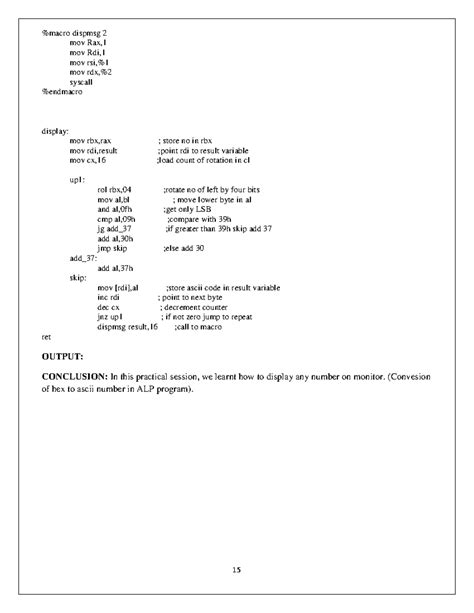 3 - aaaddad - %macro dispmsg 2 mov Rax, 1 mov Rdi, mov rsi,% mov rdx ...