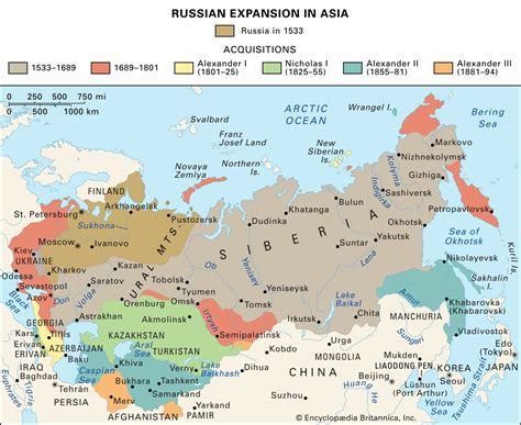 The Expansion of Russia, to 1682 | The Late Middle Ages in Eastern Europe - Big Site of History