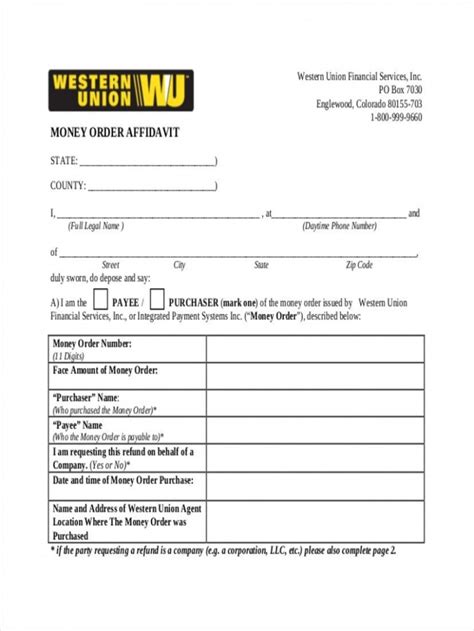 Image result for Money Order Record Keeping Form Example
