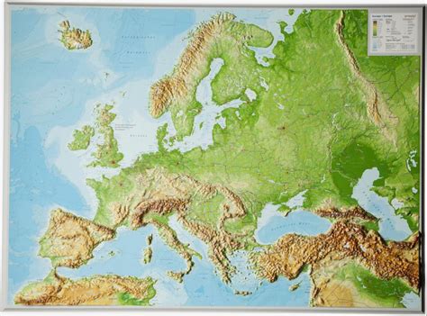 Europe Relief Map 的图像结果