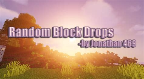 Random Block Drop Mod Minecraft Java Download Planet Minecraft 的图像结果
