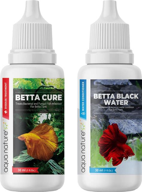 Buy AquaNature Special Combo Betta Cure & Betta Black Water Conditioner ...