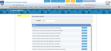 APJ Abdul Kalam Technological University Results Published | KTU ...