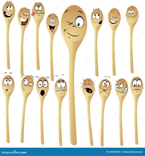 Wooden Spoon Cartoon