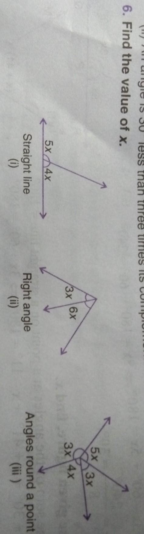 find the value of xall questions please - Brainly.in