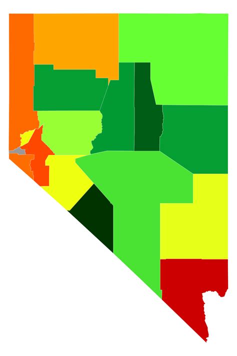 Nevada Population Density - AtlasBig.com