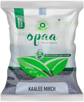 OPAAFOODS Pure Natural & Organic Healthy & Tasty Black Pepper No Added ...