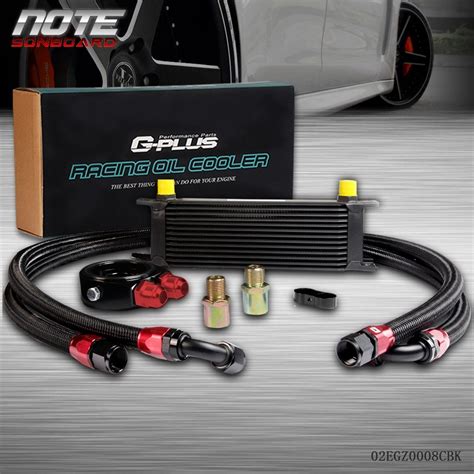 Buy 13 Row 10AN-AN10 Aluminum Universal Engine Transmis sion Oil Cooler ...