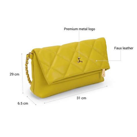 Buy Mochi Women Yellow Sling Bag Online | SKU: 66-804-33-10 – Mochi Shoes