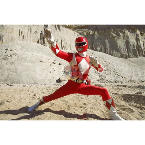 Autographed Red Ranger Fight Pose #1 | Austin St. John – St. John ...