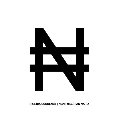 Nigeria Currency Symbol, Nigerian Naira Icon, NGN Sign. Vector Illustration 16096629 Vector Art ...
