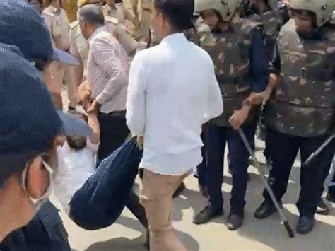 Water cannon used on Sachin Pilot during NSUI protest: Demonstration ...