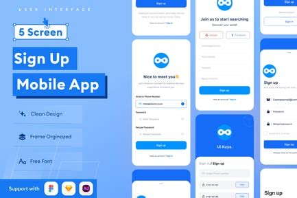 Image result for Sign Up UI Mobile App