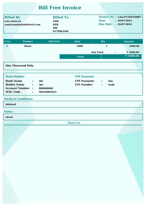 InvoiceFree — Bill Free Invoice Generator,Creator,Maker
