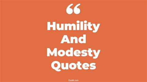 Image result for Humility and Modesty