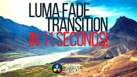Image result for Luma Key Fade Resolve 16
