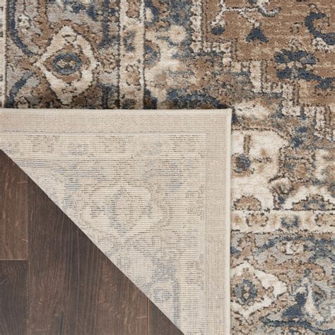 Nourison Concerto 5 X 7 (ft) Beige/Grey Indoor Medallion Area Rug ...