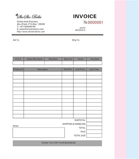 Image result for Custom Invoice Book