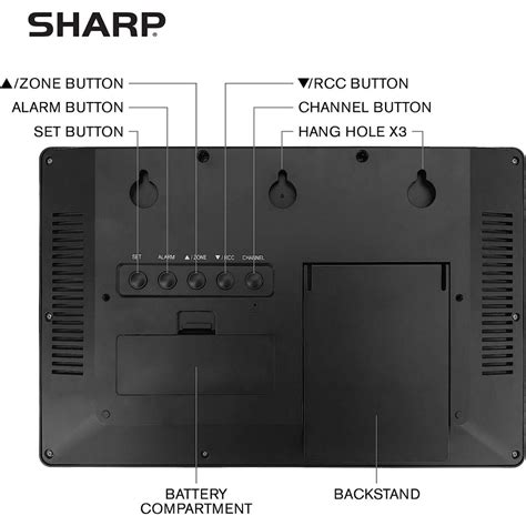 Sharp Atomic Clock SPC364 Manual 的图像结果
