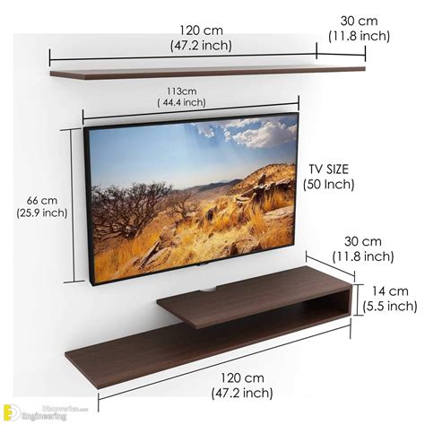 TV Unit Dimensions And Size Guide - Engineering Discoveries Tv Stand ...