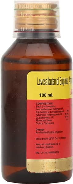 Ascoril LS Expectorant: Uses, Side Effects, Price, Dosage & More Info ...