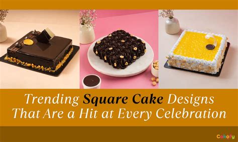 Trending Square Cake Designs That Are a Hit at Every Celebration – Cakofy