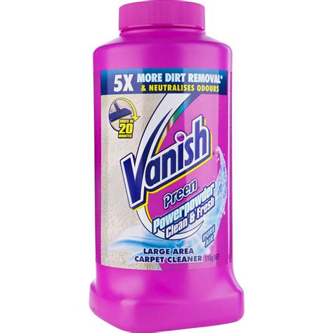Vanish Preen Floor Carpet Cleaner Power Powder 510g | Woolworths