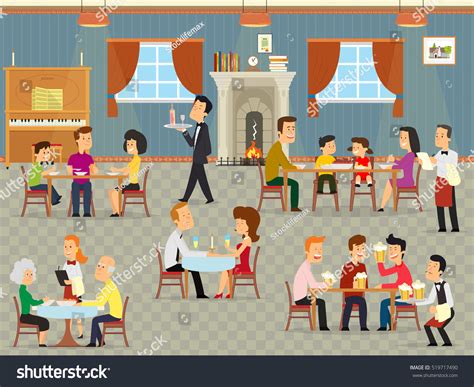 Image result for Restaurant Cartoon
