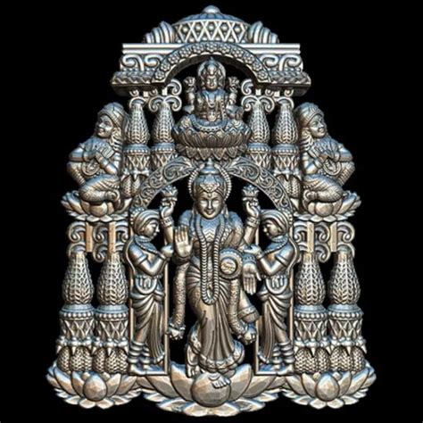Exquisite Laxmi devi 3DM Model Standing Pose