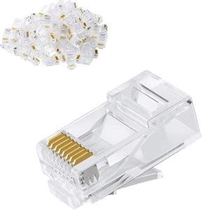 D-Link DLink RJ45 Connector Module Plugs - Pack of 100 Nos Network ...