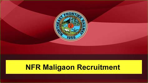 NFR Maligaon Recruitment 2025 – 1856 Retired Railway Employees Posts