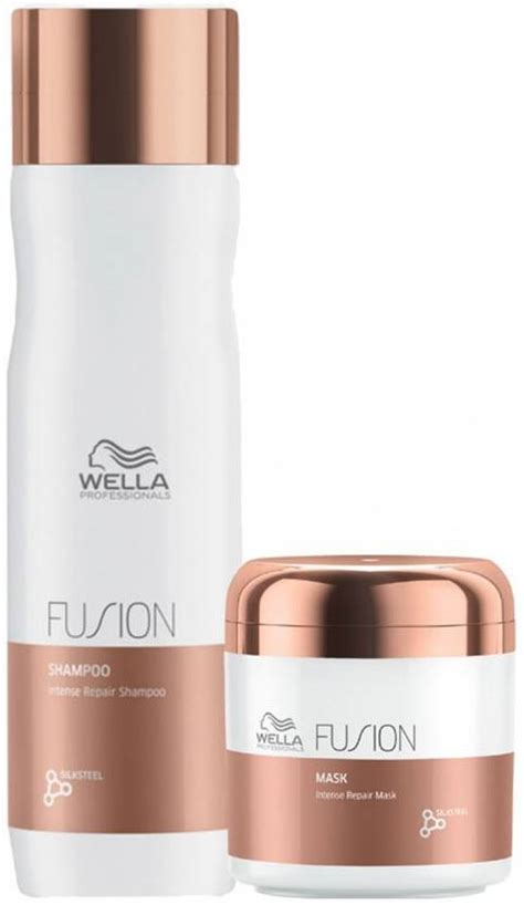 Wella Professionals Fusion Intense Repair Shampoo (250ML) With Mask ...