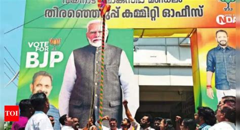 In Kerala, BJP harps on PM Modi & development, keeps RSS at arm’s ...