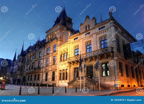Grand-Ducal Palace in Luxembourg City Stock Photo - Image of marche ...