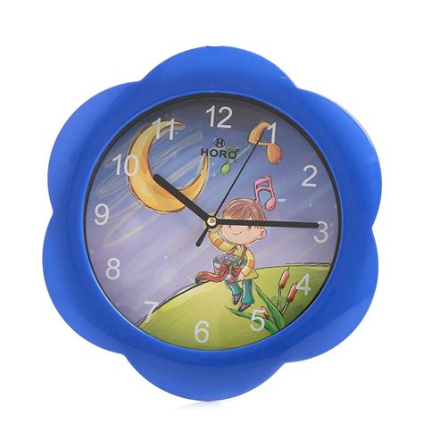 Buy HORO(Imported Blue Cartoon Multicolour dial Taiwan Movement Wall ...