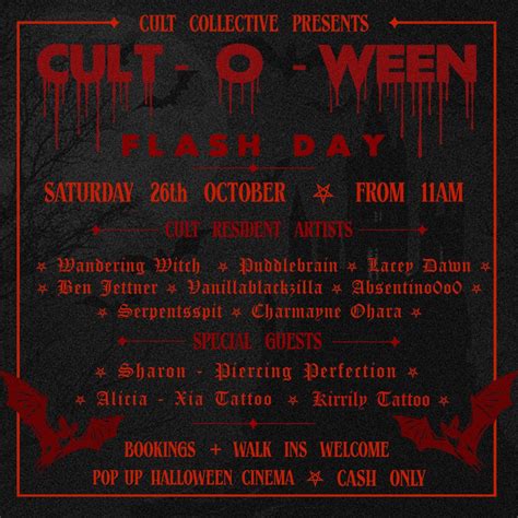 Cult-O-Ween Flash Day & pop up cinema!, Cult Collective AU, Adelaide ...