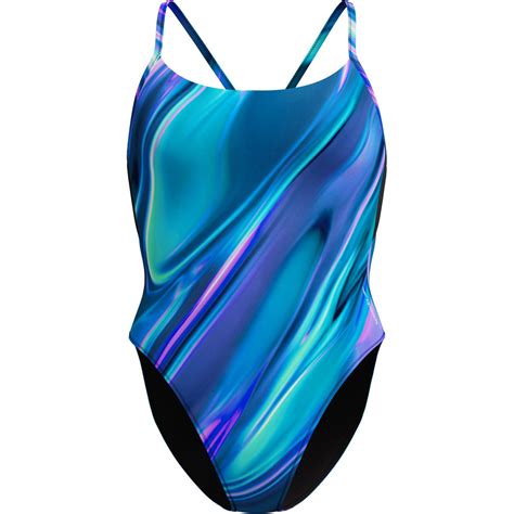 Speedo Printed Racerback Swimsuit Women - rapture glow/dark teal | BIKE24