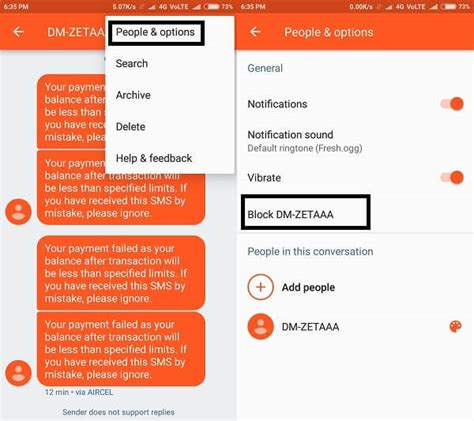 Image result for How to Block Message On Android
