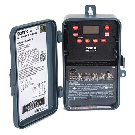 Nsi Tork Astronomic Time Switch, 2 Channel 7 Day EWZ201C | Zoro