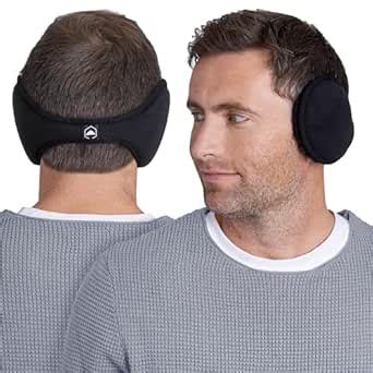 Buy Fleece Ear Muffs - Ear Warmers - Behind the Head Style Earmuffs for ...