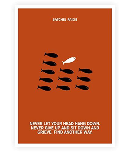 LAB NO 4 Satchel Paige Corporate Startup Quotes Poster in A3 (16.5" X ...