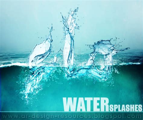 Кисть Вода для Фотошопа (24 набора) - Water Photoshop Brushes скачать ...