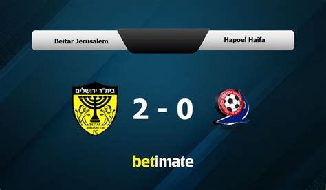 Beitar Jerusalem vs Hapoel Haifa Prediction, Odds & Betting Tips 08/18/2025